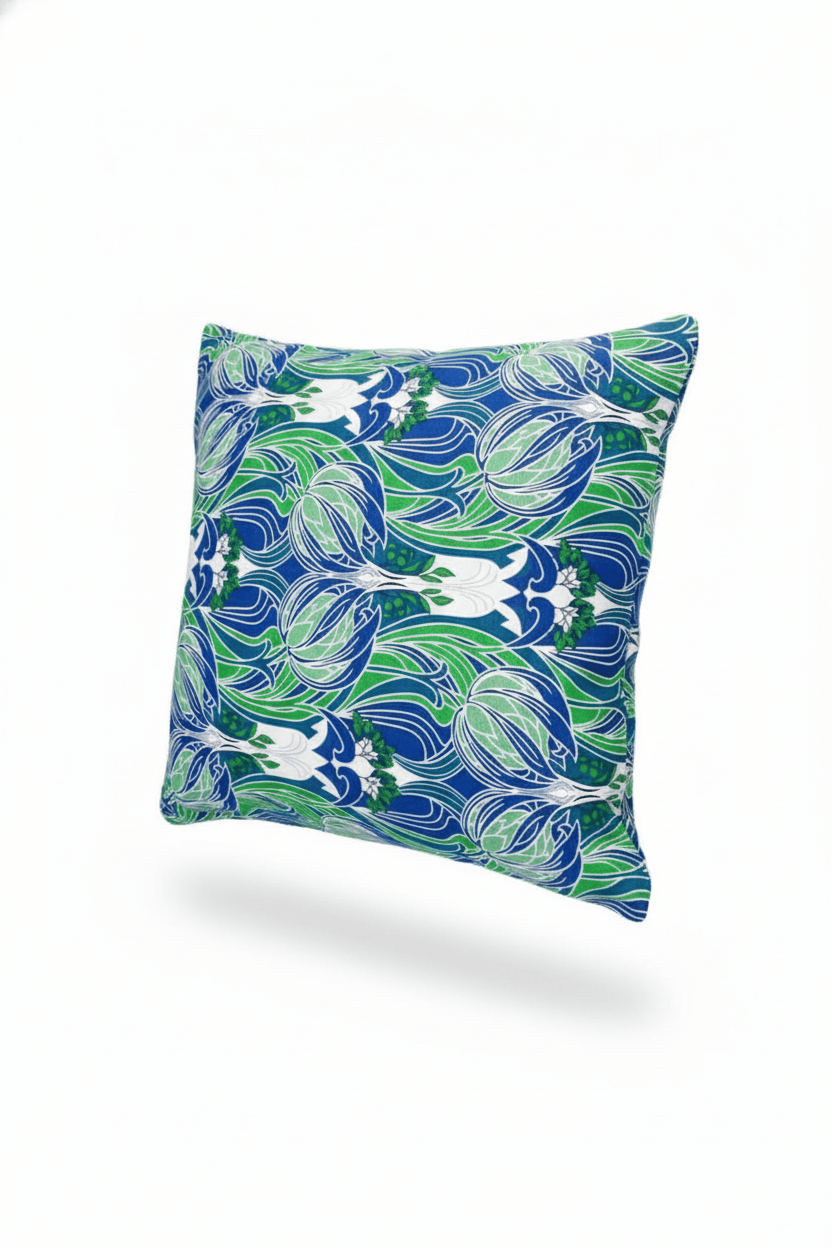 Coussin 50x50cm en denim de Liberty