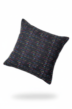 Coussin 50x50cm en tweed tissé et fabriqué en France