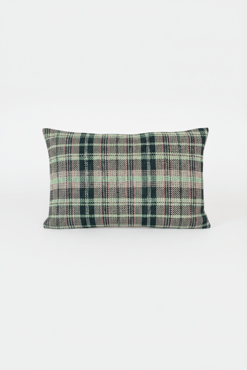 Coussin 65x40 cm en tweed tissé et fabriqué en France