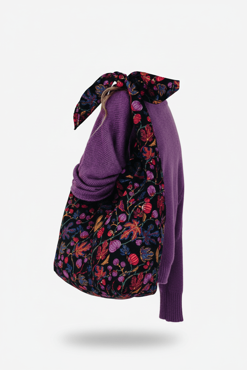 Evesome x denim Liberty sac Angèle