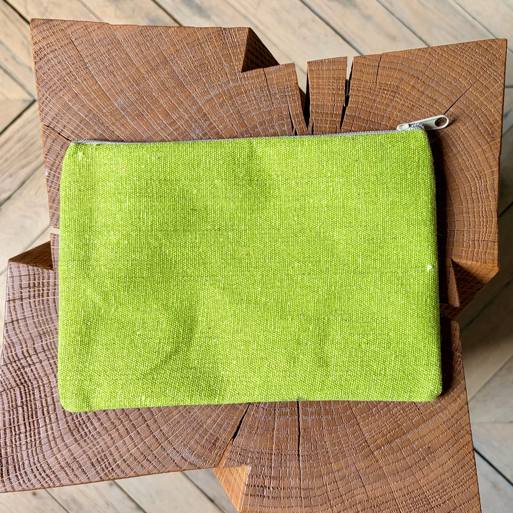 Grande pochette plate citrons 22x15 cm