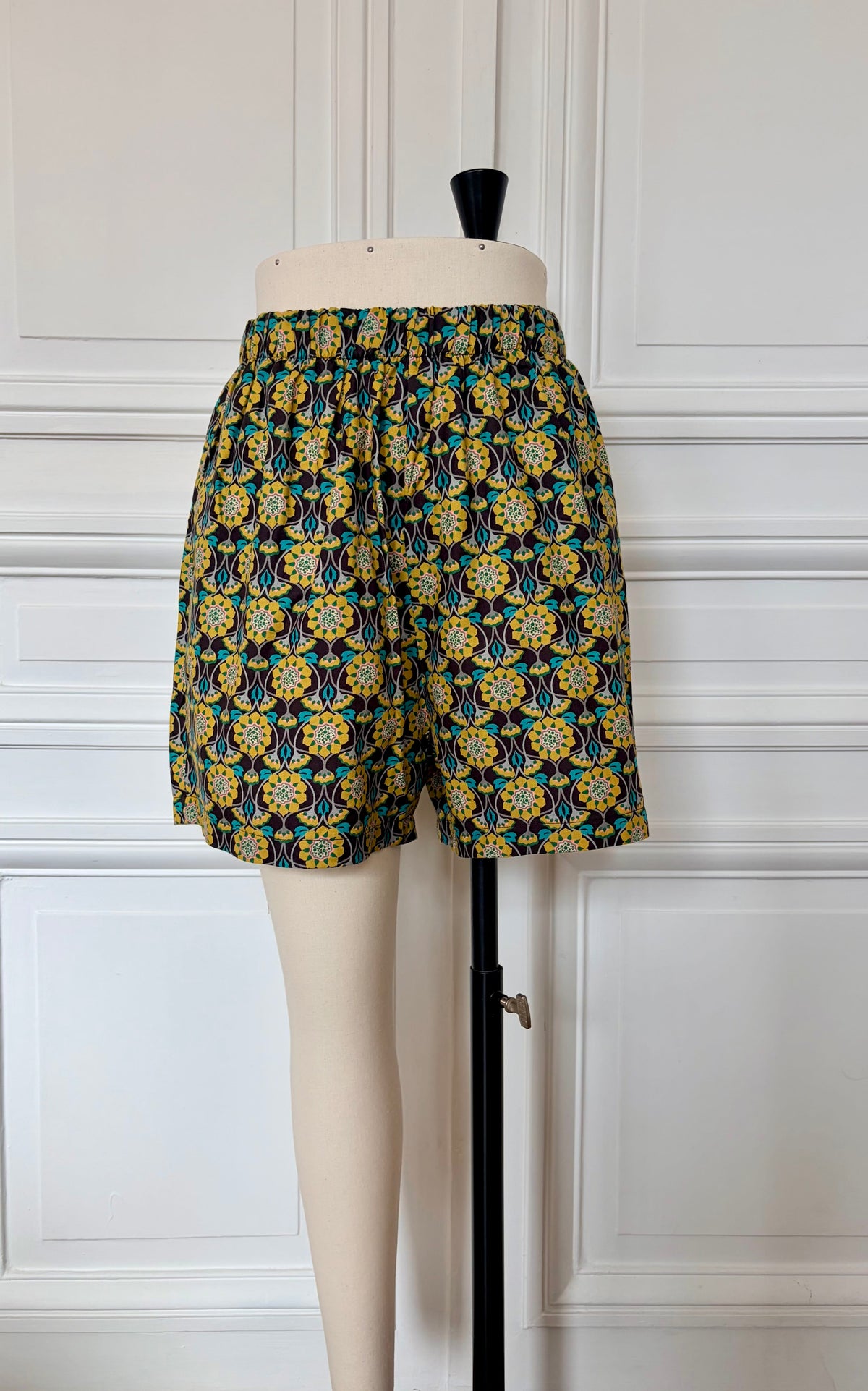 Short en Lantana Liberty fabriqué en France