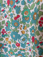 Jupe longue en Liberty de coton à taille élastiquée fabriquée en France