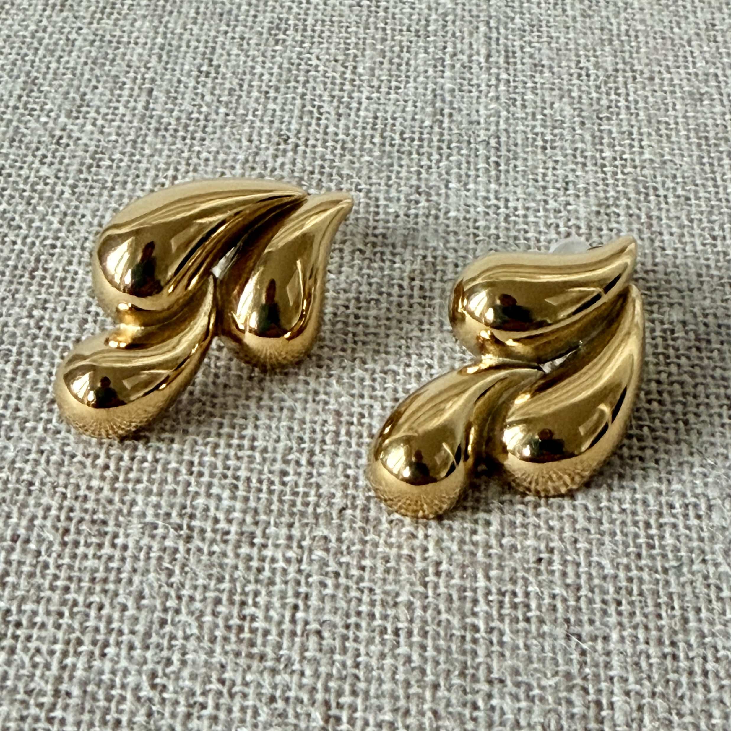 Boucles d'oreilles noisetier