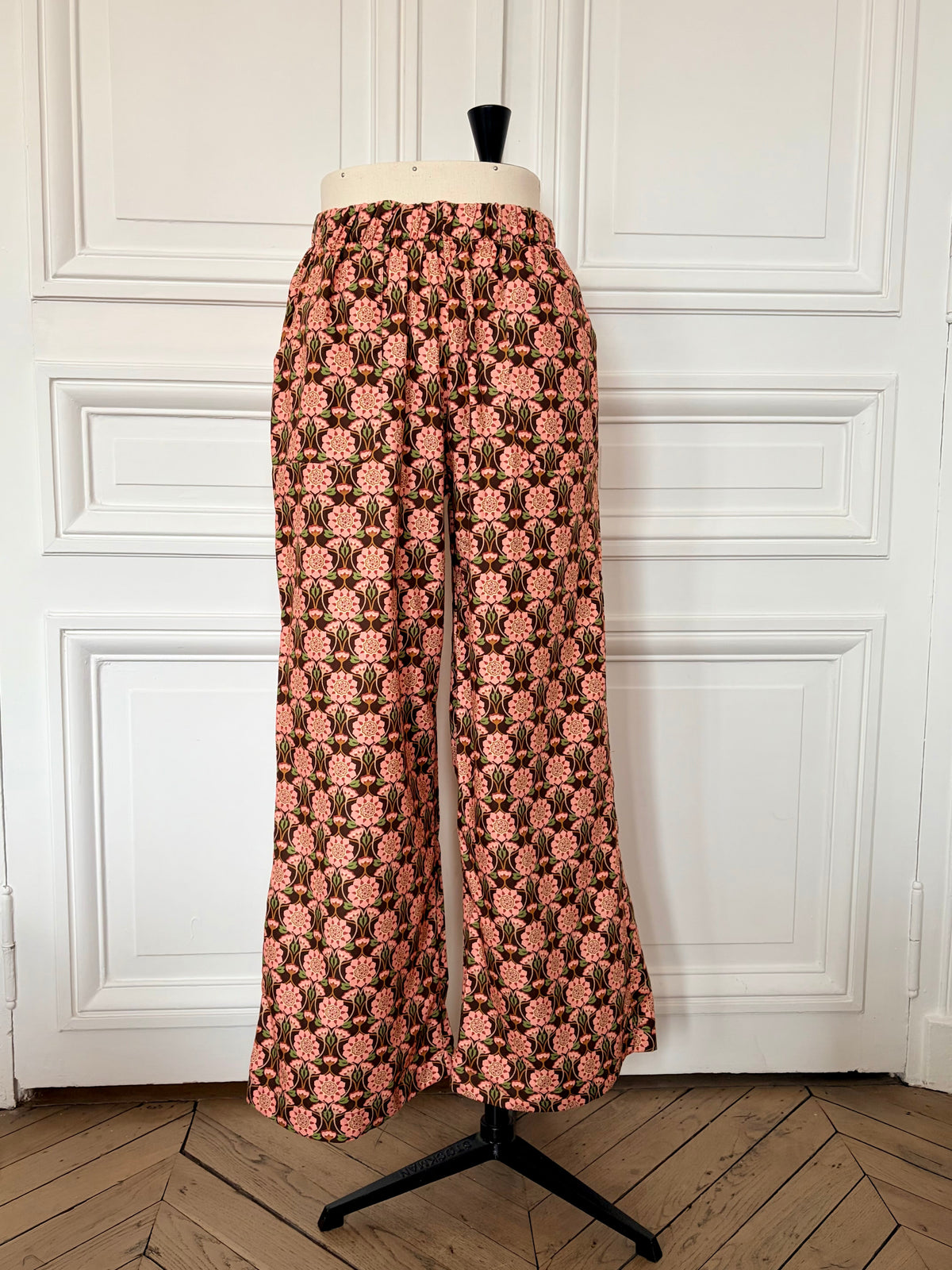 Pantalon en Lantana Liberty fabriqué en France