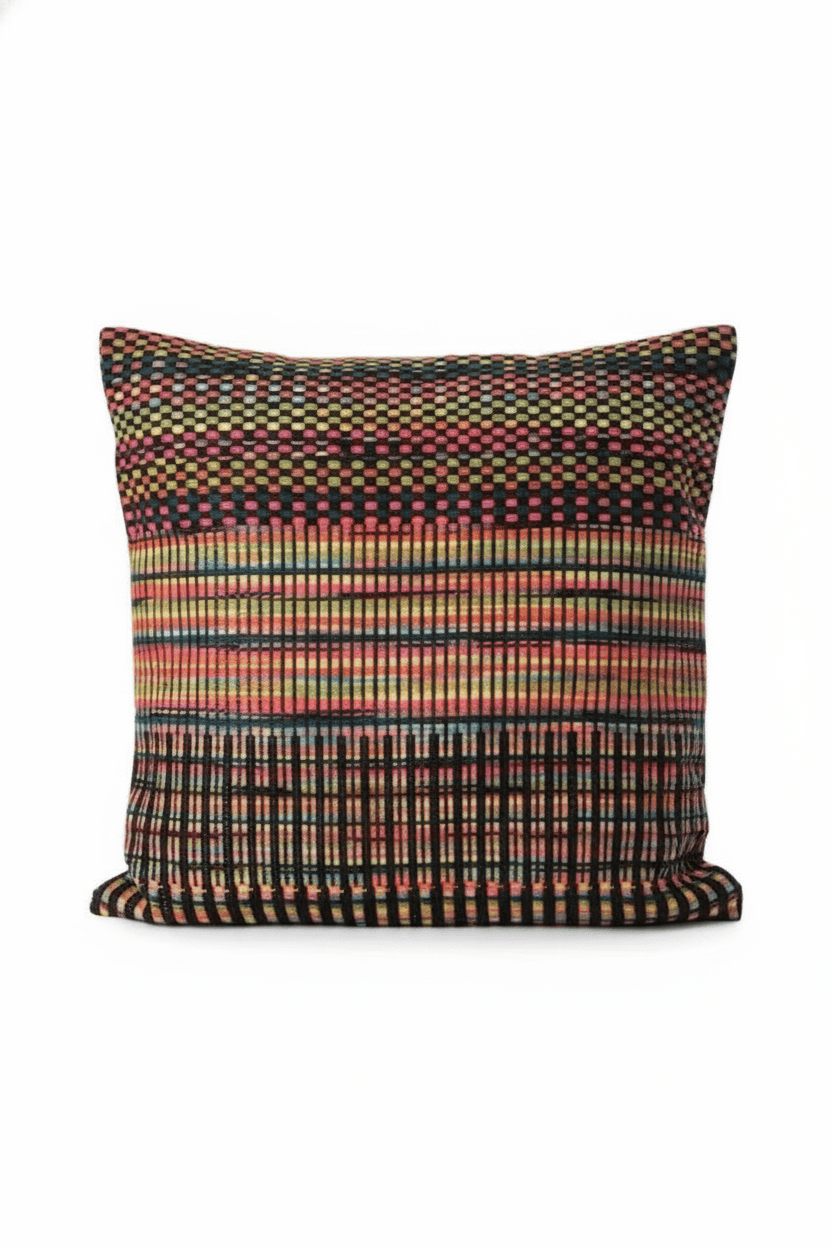 Coussin 50X50 cm en tweed tissé et fabriqué en France