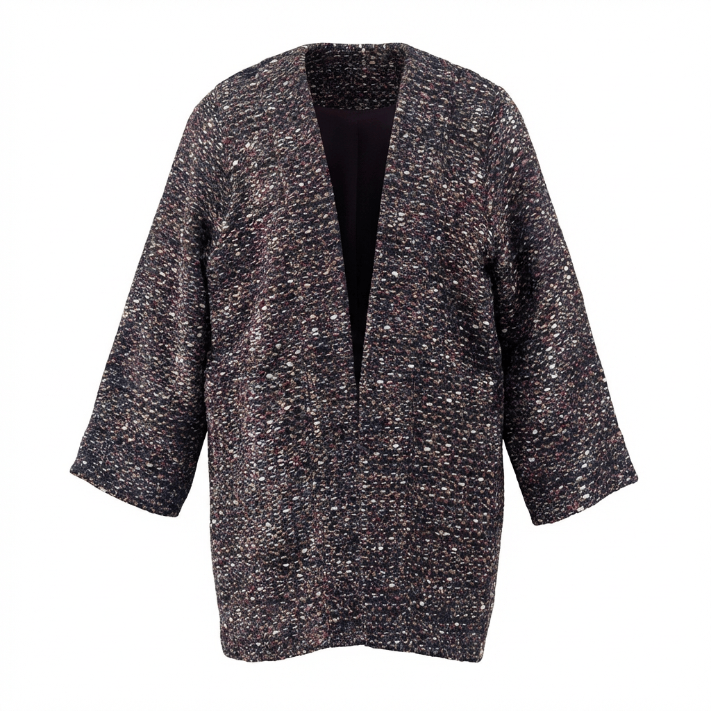 Kimono en tweed fabriqué en France