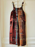 Salopette en tweed multicolore fabriquée en France
