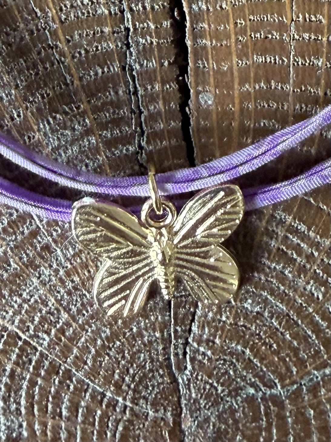 Bracelet Evesome x Le Petit Lien de Paris en Liberty de coton et acier inoxydable doré