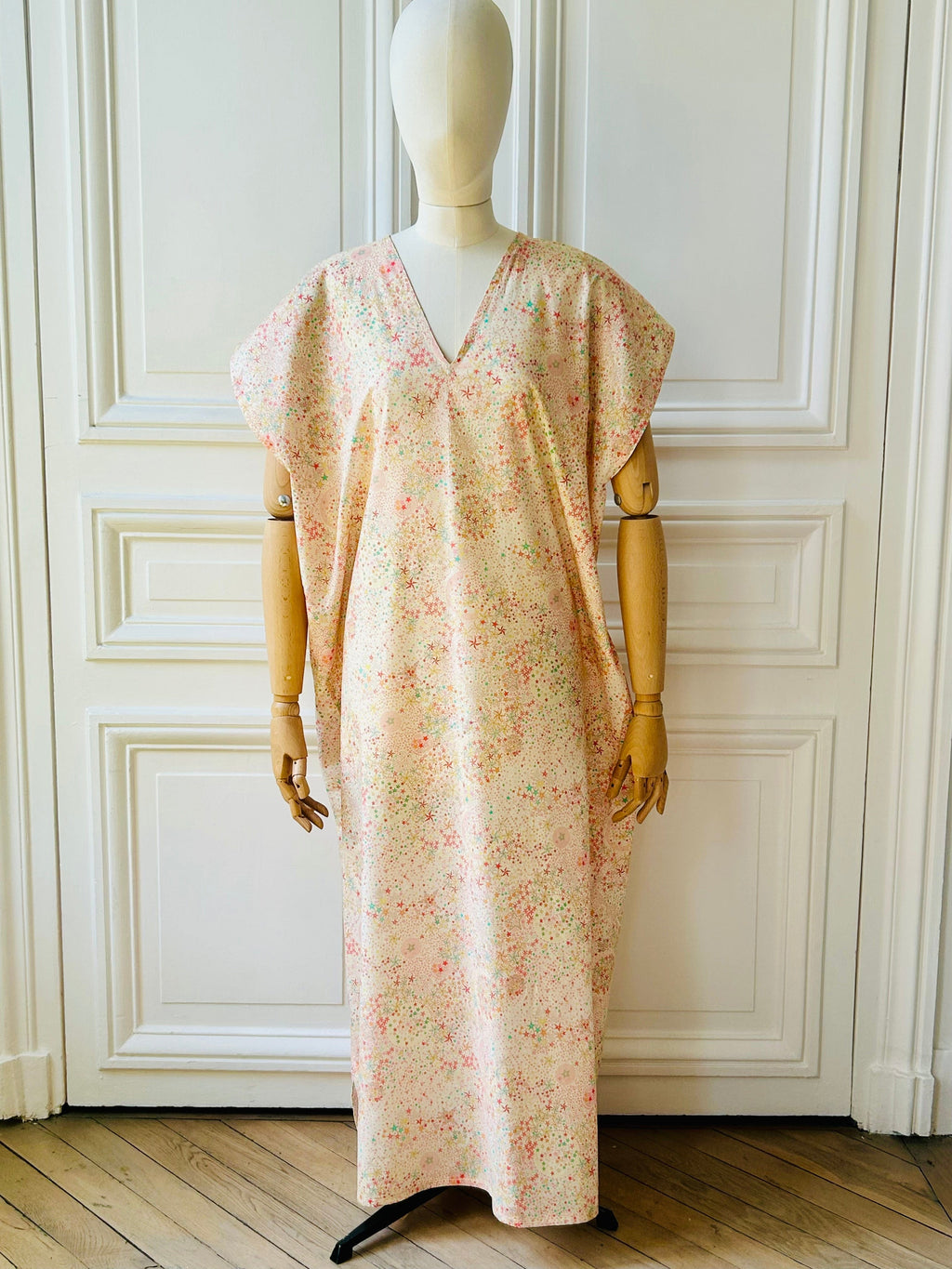 Robe en V longue fabriquée en France