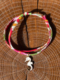 Bracelet Evesome x Le Petit Lien de Paris en Liberty de coton et acier inoxydable doré