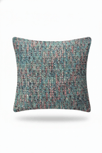 Coussin 50x50cm en tweed tissé et fabriqué en France