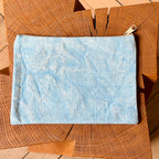 Grande pochette plate boîte de sardines roses 22x15 cm