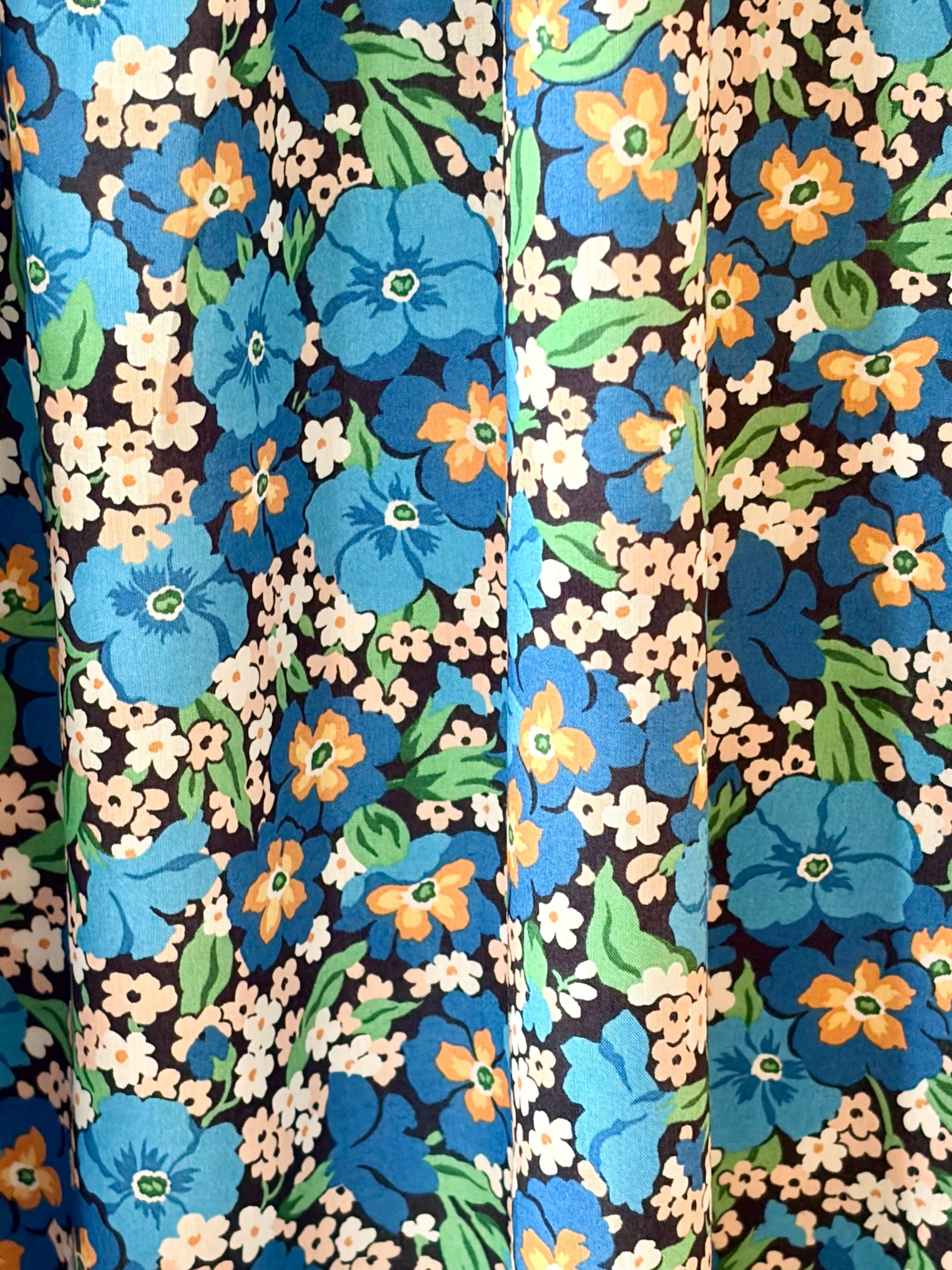 Robe longue en Liberty fabriquée en France