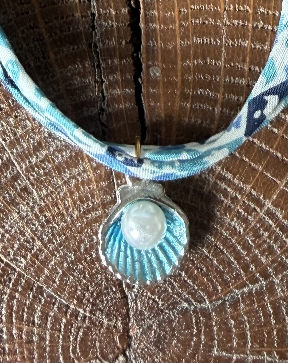 Bracelet Evesome x Le Petit Lien de Paris en Liberty de coton et acier inoxydable doré