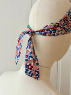 Bandeau à nouer en coton imprimé Liberty