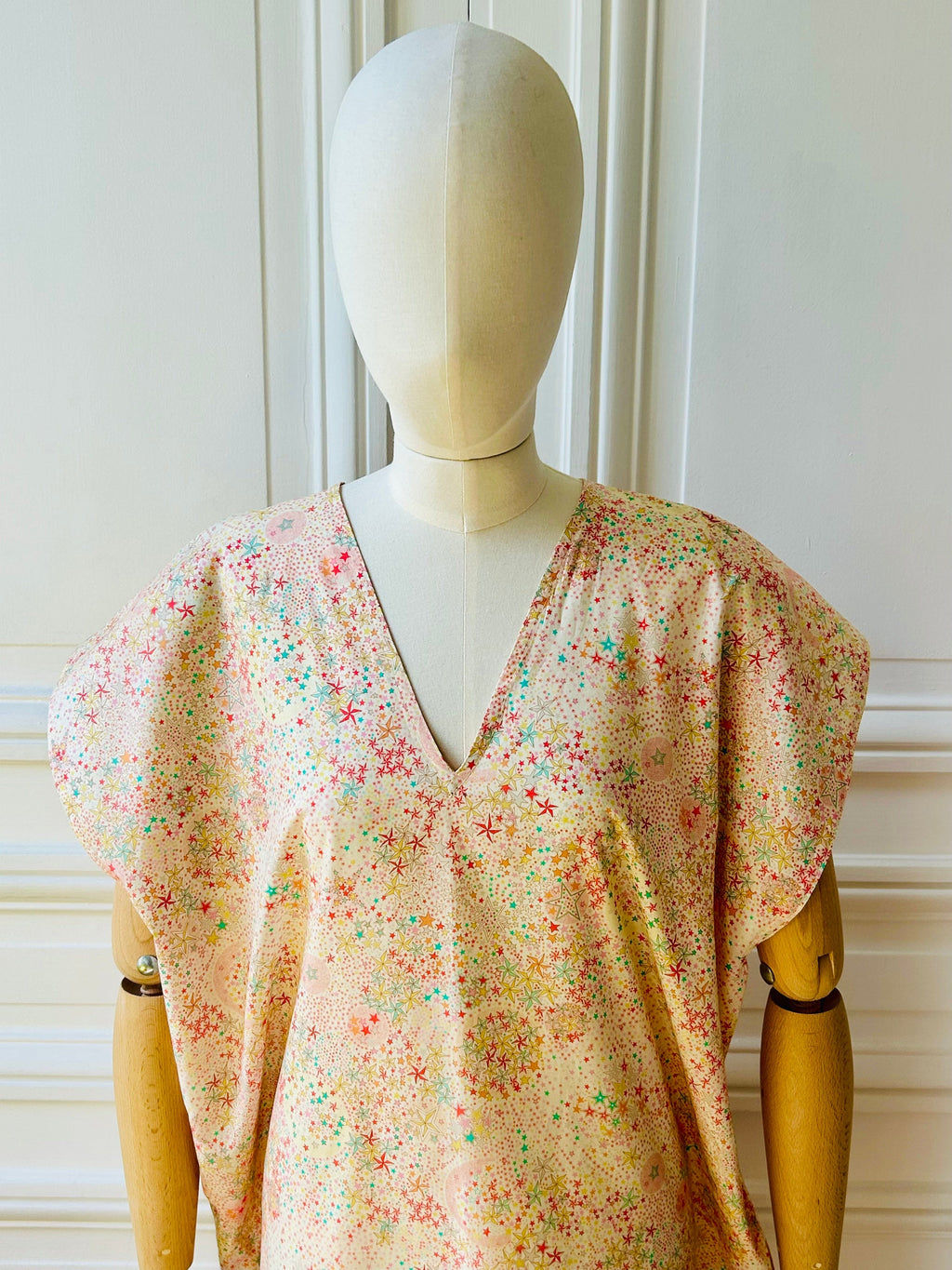 Robe en V longue fabriquée en France