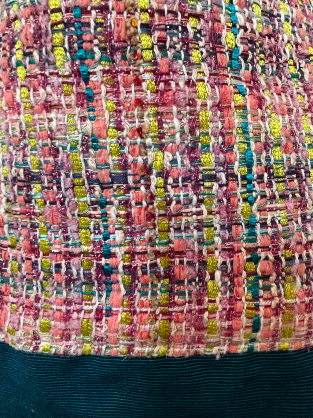 Housse sac Aurélie rose et bleu canard