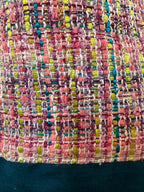 Housse sac Aurélie rose et bleu canard