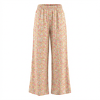Pantalon en coton imprimé Liberty fabriqué en France