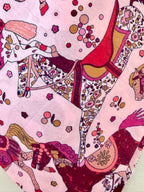 Carré 50x50 cm en Liberty de coton doublé