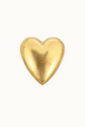 Broche coeur dorée