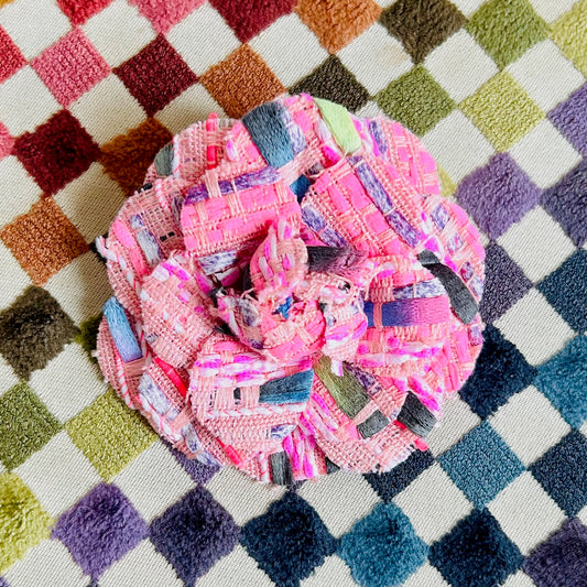 Broche Fleur Evesome en tweed