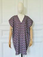 Robe en V courte fabriquée en France