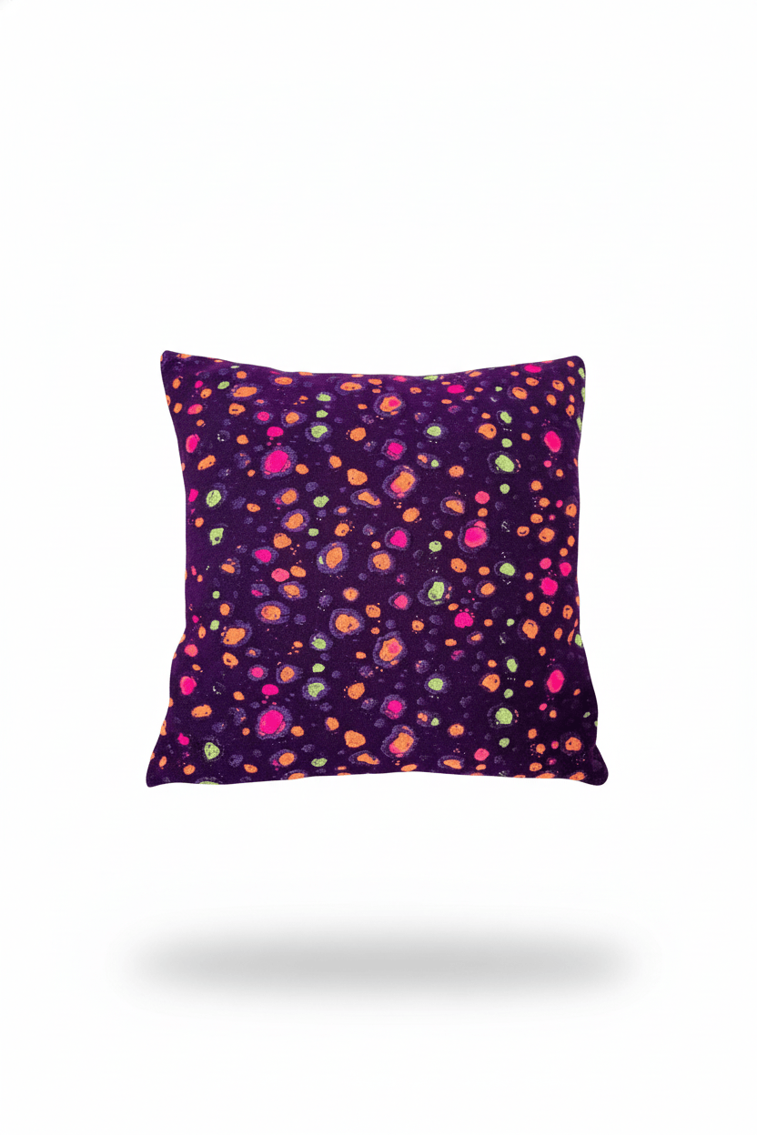 Coussin 50x50cm en tweed tissé et fabriqué en France