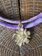 Bracelet Evesome x Le Petit Lien de Paris en Liberty de coton et acier inoxydable doré