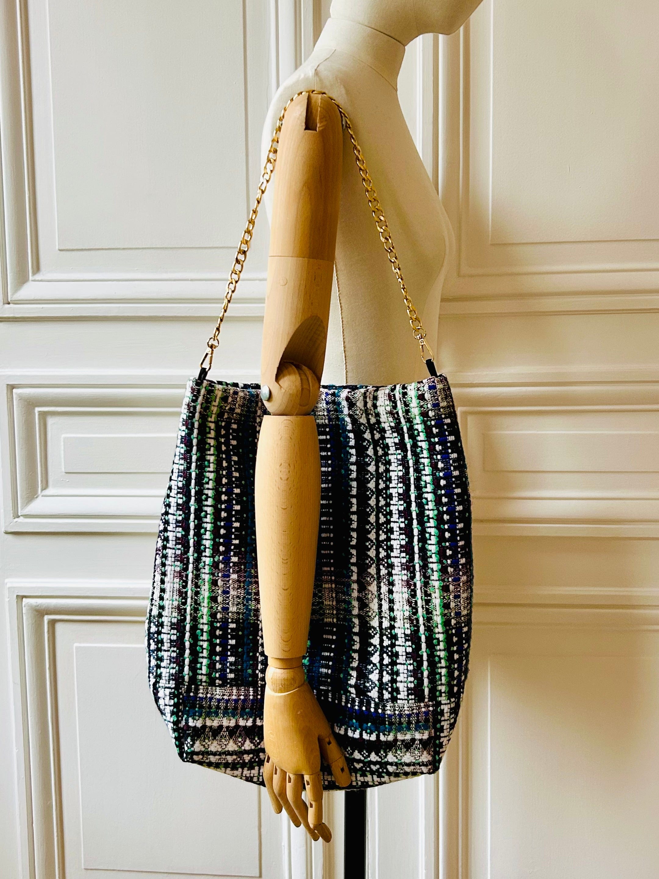 Housse sac Aurélie en tweed