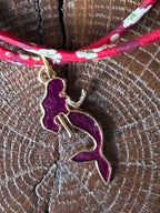 Bracelet Evesome x Le Petit Lien de Paris en Liberty de coton et acier inoxydable doré
