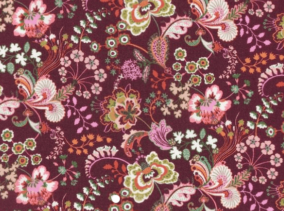 Triangle en 140 cm de longueur et 47 cm de hauteur en Liberty de coton doublé