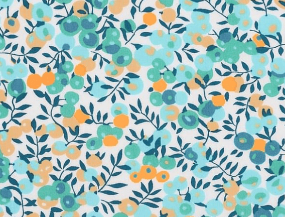 Triangle en 140 cm de longueur et 47 cm de hauteur en Liberty de coton doublé