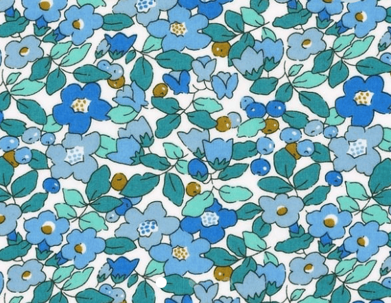 Triangle en 140 cm de longueur et 47 cm de hauteur en Liberty de coton doublé