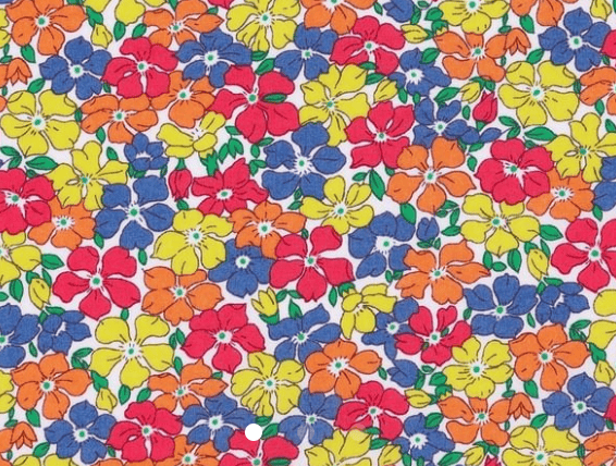 Triangle en 140 cm de longueur et 47 cm de hauteur en Liberty de coton doublé