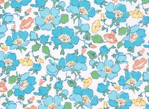 Triangle en 140 cm de longueur et 47 cm de hauteur en Liberty de coton doublé