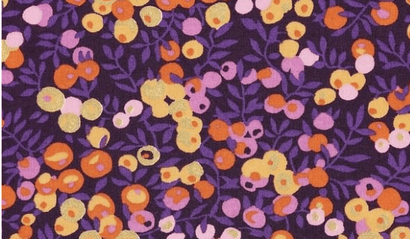 Triangle en 140 cm de longueur et 47 cm de hauteur en Liberty de coton doublé