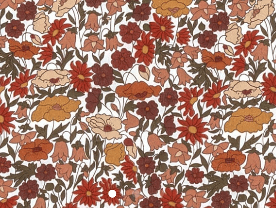 Triangle en 140 cm de longueur et 47 cm de hauteur en Liberty de coton doublé