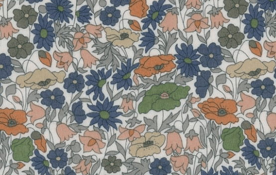 Triangle en 140 cm de longueur et 47 cm de hauteur en Liberty de coton doublé