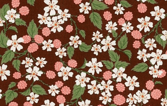 Triangle en 140 cm de longueur et 47 cm de hauteur en Liberty de coton doublé