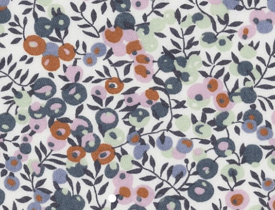 Triangle en 140 cm de longueur et 47 cm de hauteur en Liberty de coton doublé