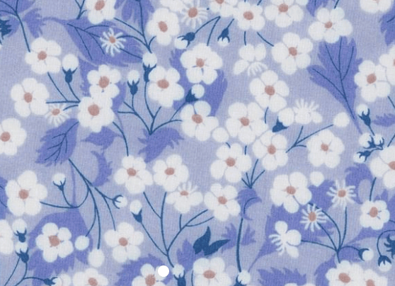 Triangle en 140 cm de longueur et 47 cm de hauteur en Liberty de coton doublé