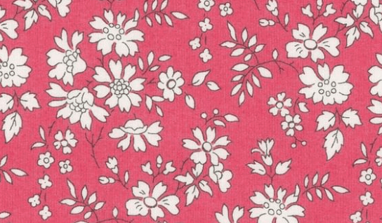 Triangle en 140 cm de longueur et 47 cm de hauteur en Liberty de coton doublé