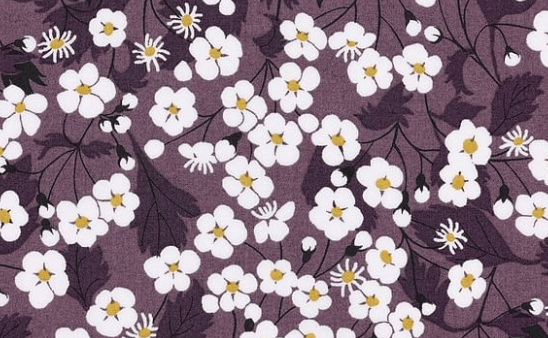 Triangle en 140 cm de longueur et 47 cm de hauteur en Liberty de coton doublé