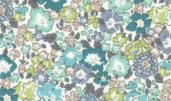 Triangle en 140 cm de longueur et 47 cm de hauteur en Liberty de coton doublé