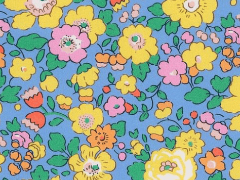 Snood double tour en Liberty de soie fleuri