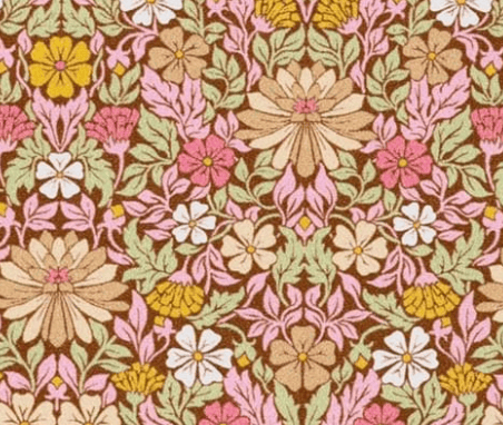 Snood double tour en Liberty de soie fleuri