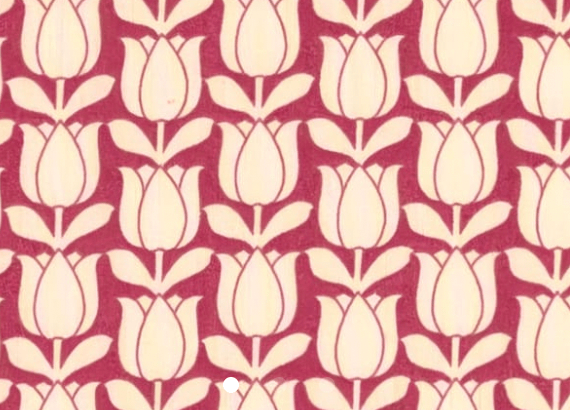 Foulard pointe 109 x 15 cm en Liberty de coton doublé