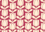 Foulard pointe 109 x 15 cm en Liberty de coton doublé